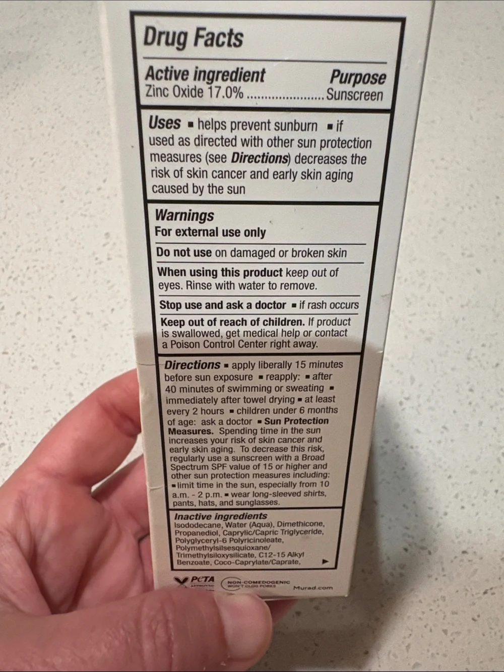 Murad Environmental Shield Correct & Protect Serum SPF 45 - White & Orange